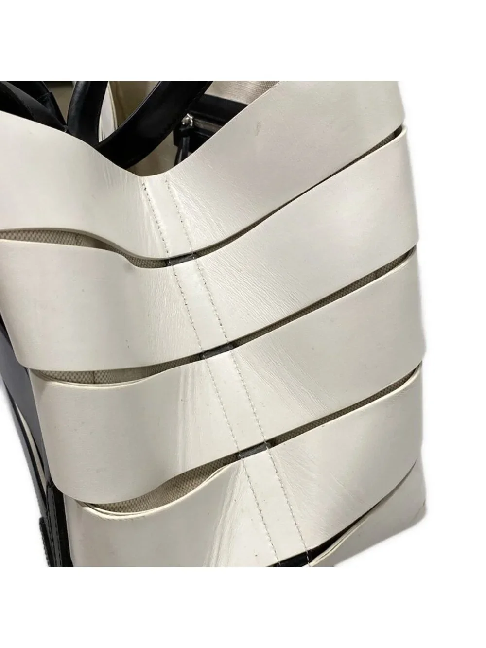 Balenciaga Tote Bag Marine Black Leather